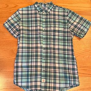 Mens Short Sleeve Button Down